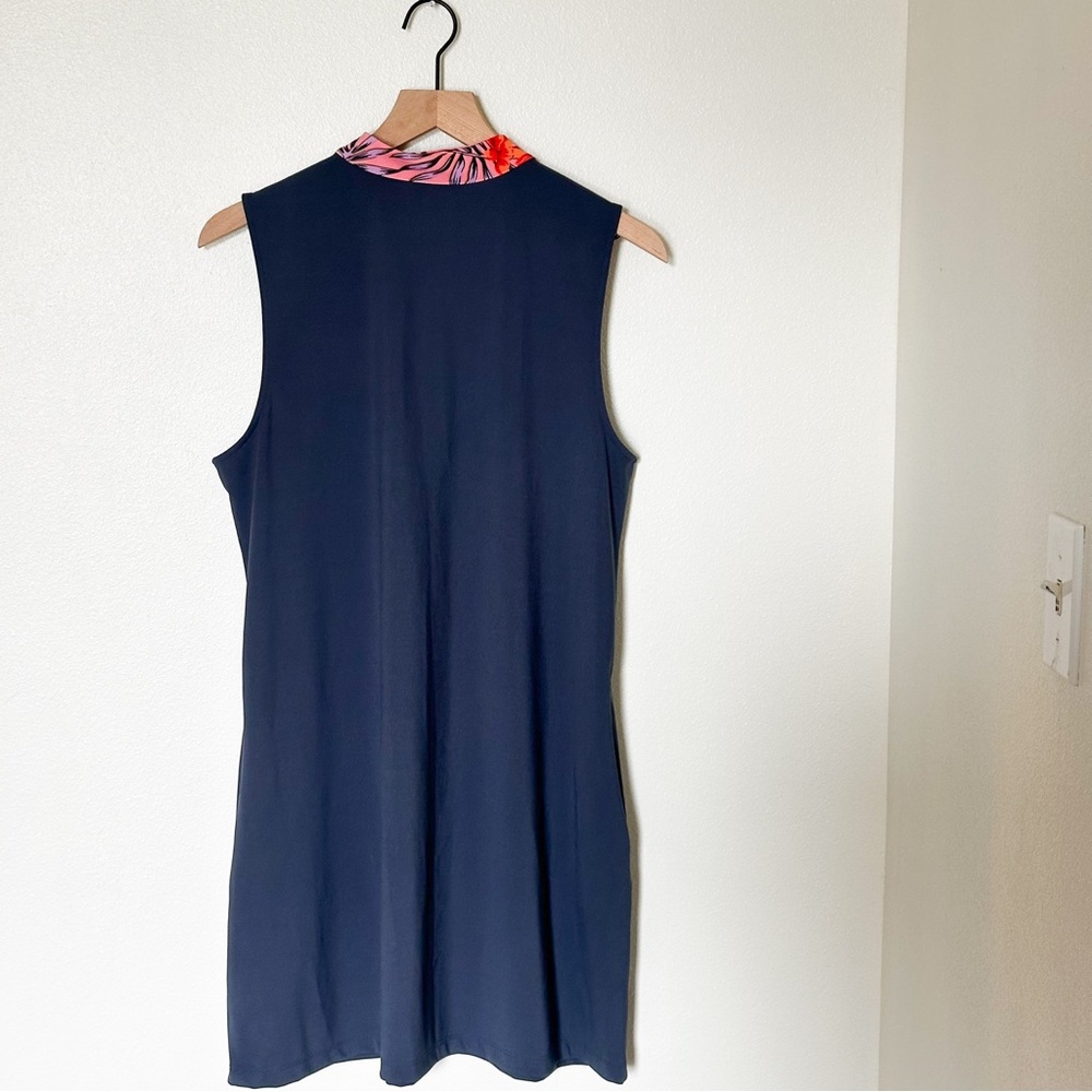 Tommy Bahama Golf Women’s Blue Active Mini Sleeveless Dress Size Xl - Picture 2 of 4